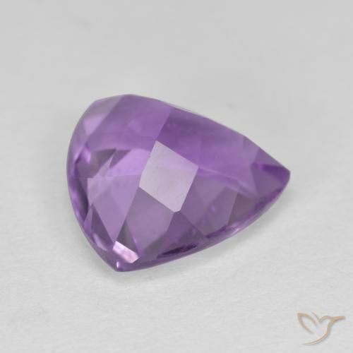 Ametista violaceo naturale da 2.78 ct, Taglio trillion, VS