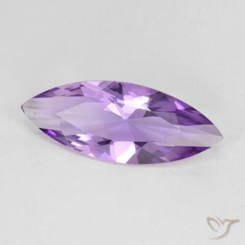 Ametista Viola tendente al rosa naturale da 2.75 ct, Taglio marquise, VVS-VS