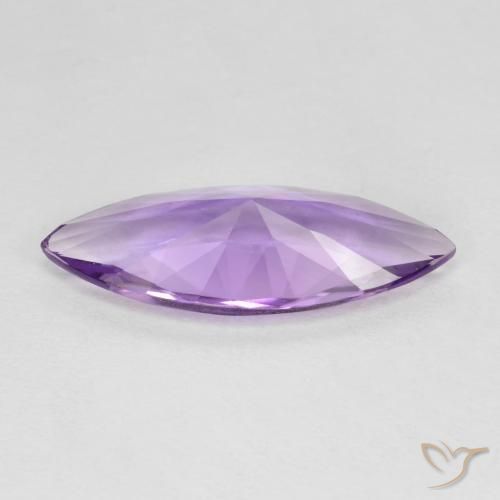 Ametista Viola tendente al rosa naturale da 2.75 ct, Taglio marquise, VVS-VS