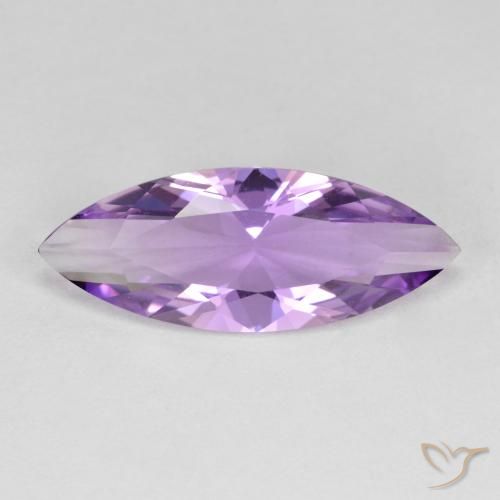 2.61ct Naturale Viola medio Ametista, Taglio marquise, VVS-VS