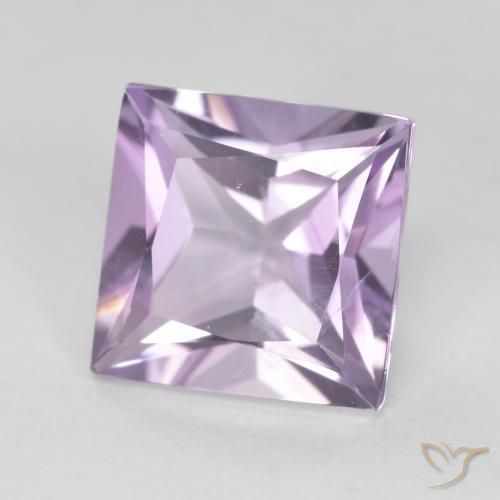 Ametista Viola tendente al rosa naturale da 2.18 ct, Quadrato, VS