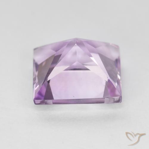 Ametista Viola tendente al rosa naturale da 2.18 ct, Quadrato, VS