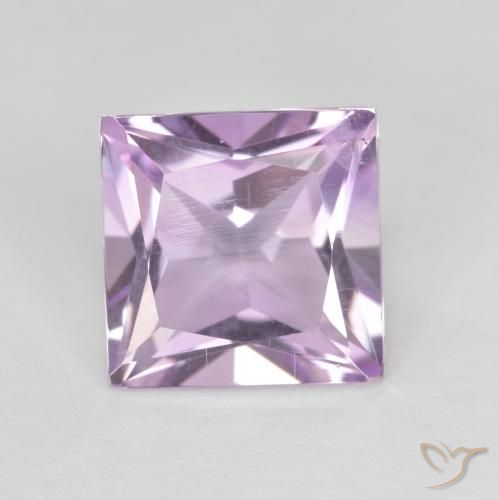 2.20ct Naturale Magenta chiaro Ametista, Quadrato, VS