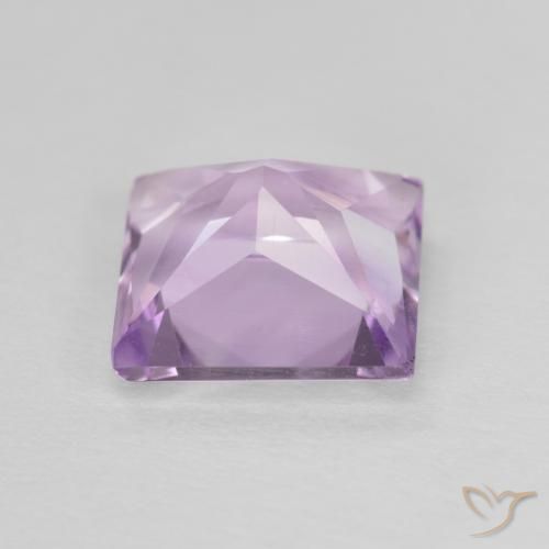 Ametista Magenta chiaro naturale da 2.20 ct, Quadrato, VS
