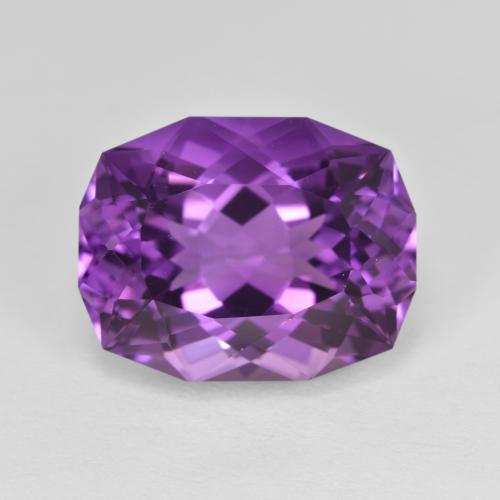 Ametista Viola medio naturale da 7.02 ct, Forma fantasia, VVS