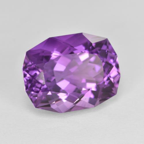 Ametista Viola medio naturale da 7.02 ct, Forma fantasia, VVS