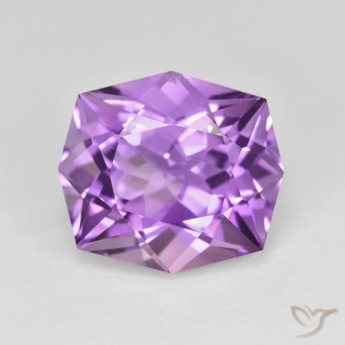 5.33ct Naturale Iris Violetta Ametista, Taglio a fantasia, VVS