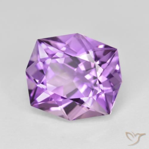 Ametista Iris Violetta naturale da 5.33 ct, Taglio a fantasia, VVS