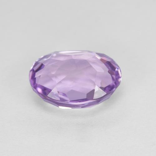 Ametista viola medio naturale da 1,95 ct, taglio ovale, VVS