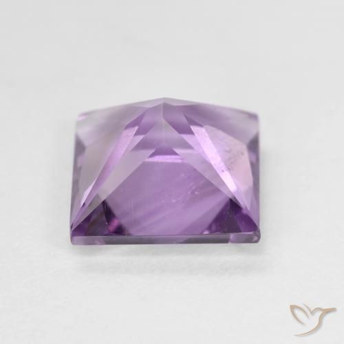 Ametista Viola tendente al rosa naturale da 2.15 ct, Quadrato, VS