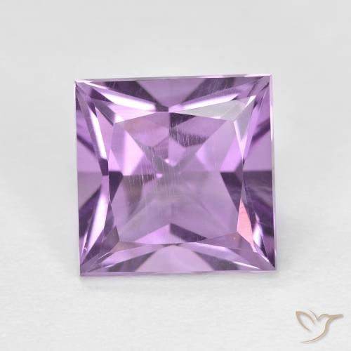2.30ct Naturale Viola tendente al rosa Ametista, Quadrato, VS