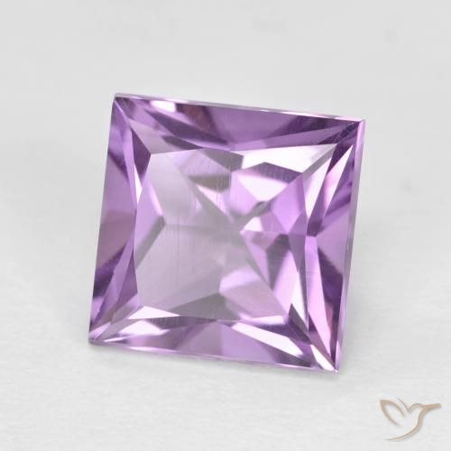 Ametista Viola tendente al rosa naturale da 2.30 ct, Quadrato, VS