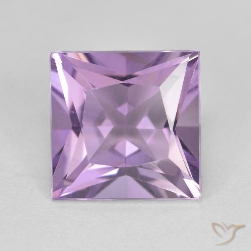 2.19ct Naturale violaceo Ametista, Quadrato, VVS-VS