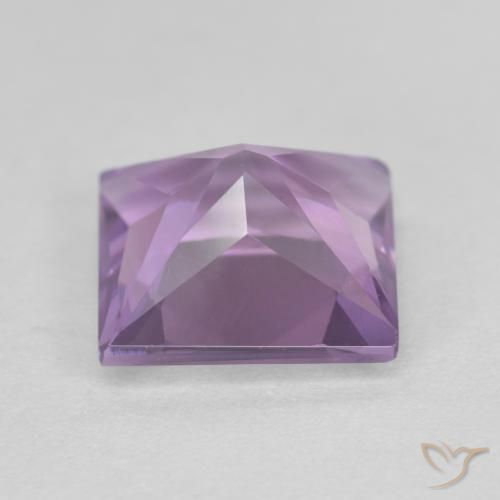 Ametista violaceo naturale da 2.19 ct, Quadrato, VVS-VS