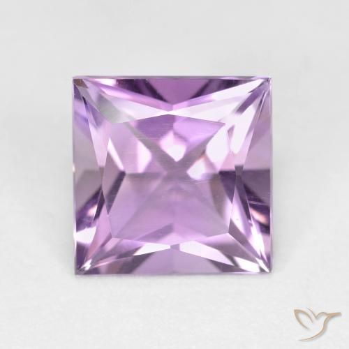 2.03ct Naturale Viola violaceo medio-chiaro Ametista, Quadrato, VS