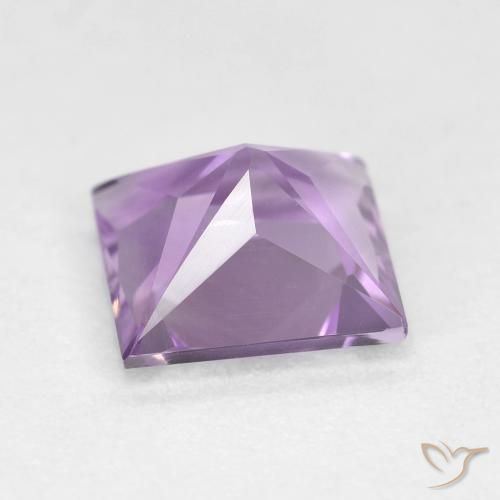 Ametista Viola violaceo medio-chiaro naturale da 2.03 ct, Quadrato, VS