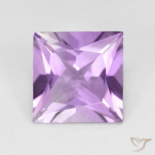 2.14ct Naturale Viola violaceo medio-chiaro Ametista, Quadrato, VS