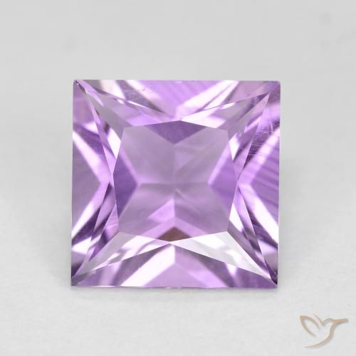 2.19ct Naturale Iris Violetta Ametista, Quadrato, VS