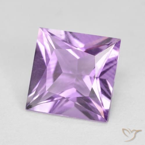 Ametista Iris Violetta naturale da 2.19 ct, Quadrato, VS