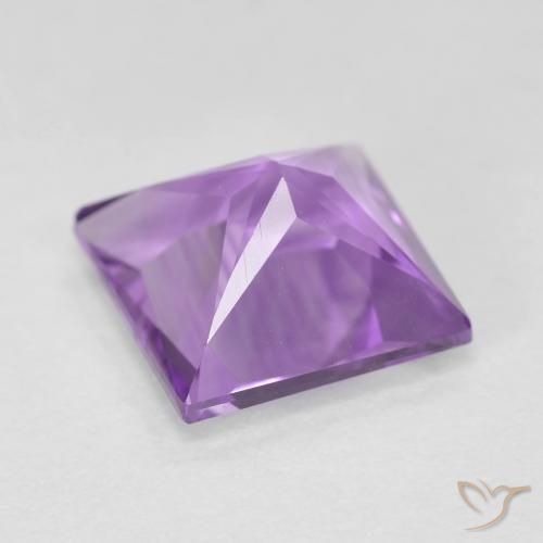 Ametista Iris Violetta naturale da 2.19 ct, Quadrato, VS