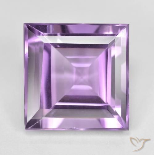 9.61ct Naturale Viola medio-scuro Ametista, Quadrato, VVS-VS