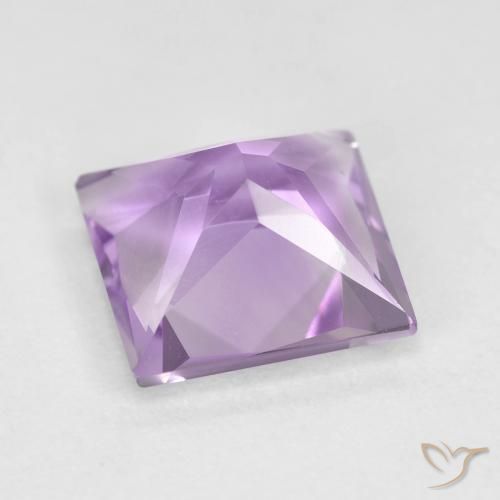 Ametista violaceo naturale da 2.23 ct, Quadrato, VVS-VS