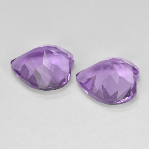Gemme di Ametista Viola scuro naturale da 5.98 ct, A forma di cuore, VVS
