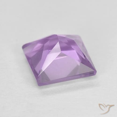 Ametista violaceo naturale da 1.57 ct, Quadrato, VS