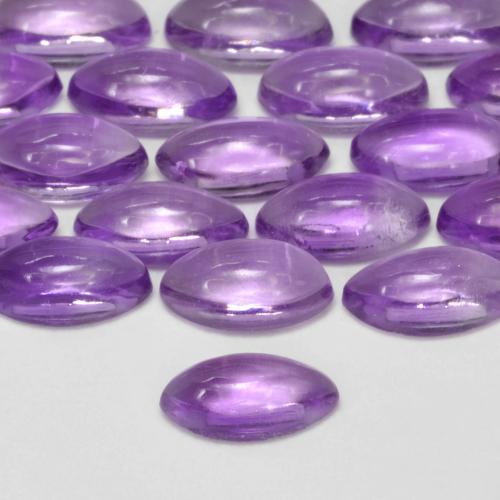 Ametista Viola Rosato Medio naturale da 0,19 ct, Taglio marquise, Trasparente