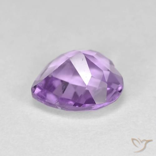 Ametista Iris Violetta naturale da 1.54 ct, Cuore, VS