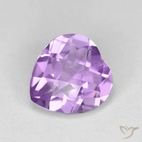 1.54ct Naturale Viola medio Ametista, Cuore, VVS-VS
