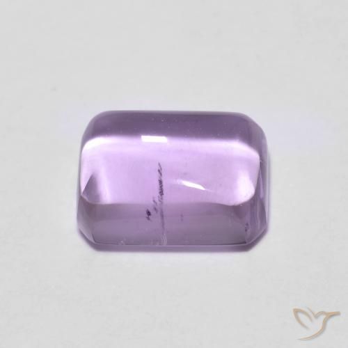 Ametista Viola chiaro naturale da 1.26 ct, Ottagonale / Taglio smeraldo, Trasparente