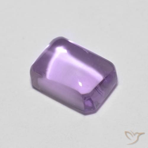 Ametista Viola chiaro naturale da 1.31 ct, Ottagonale / Taglio smeraldo, Trasparente