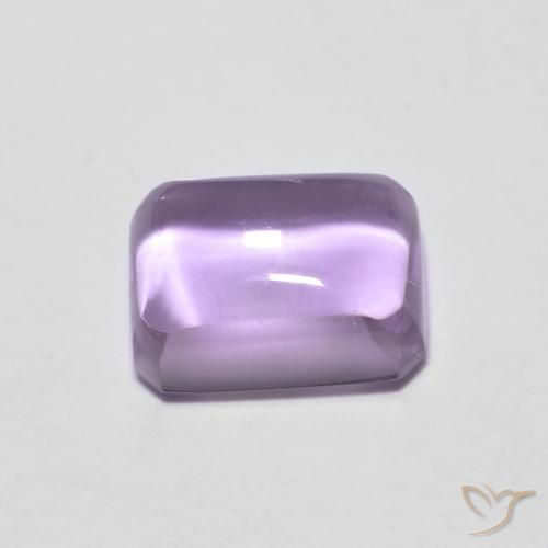 Ametista Viola chiaro naturale da 1.31 ct, Ottagonale / Taglio smeraldo, Trasparente