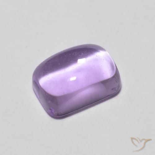 1.25ct Naturale Viola chiaro Ametista, Taglio smeraldo, Trasparente
