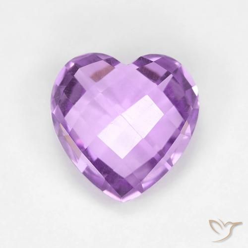1.88ct Naturale Viola violaceo medio Ametista, Cuore, VVS