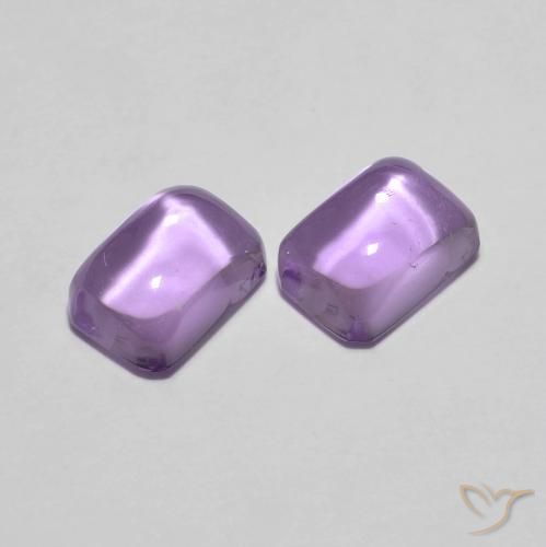 Gemme di Ametista Viola medio naturale da 2.52 ct, Ottagonale / Taglio smeraldo, Trasparente