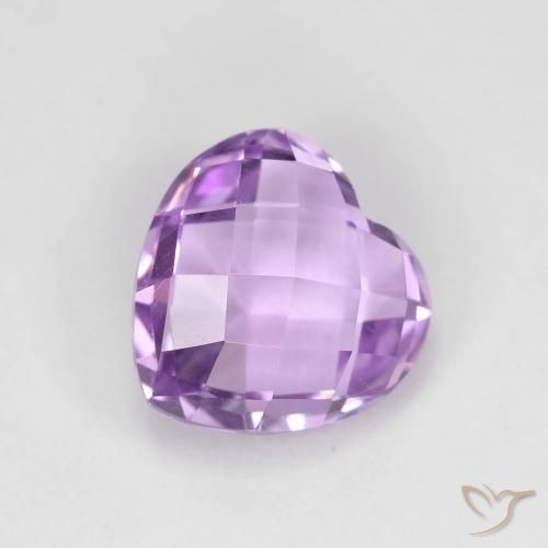 Ametista Iris Violetta naturale da 1.89 ct, Cuore, VVS