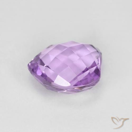 Ametista Iris Violetta naturale da 1.89 ct, Cuore, VVS