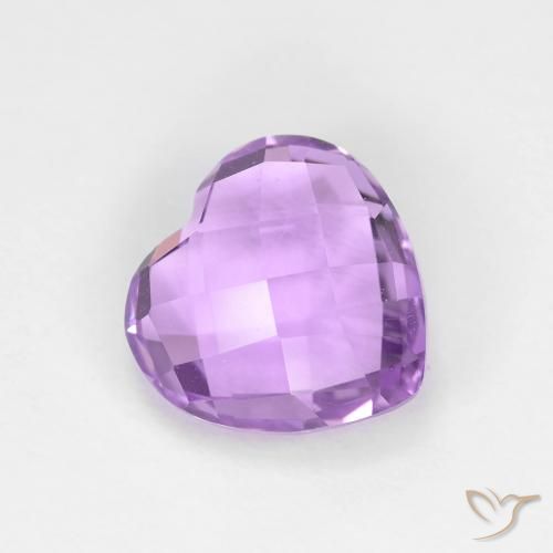 1.87ct Naturale Viola rosa medio Ametista, Cuore, VVS