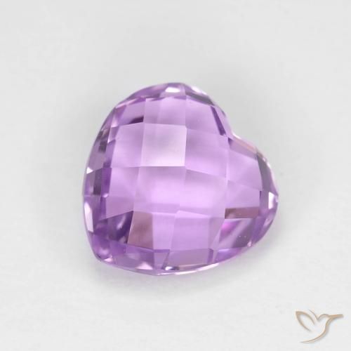 1.89ct Naturale Viola rosa medio Ametista, Cuore, VVS