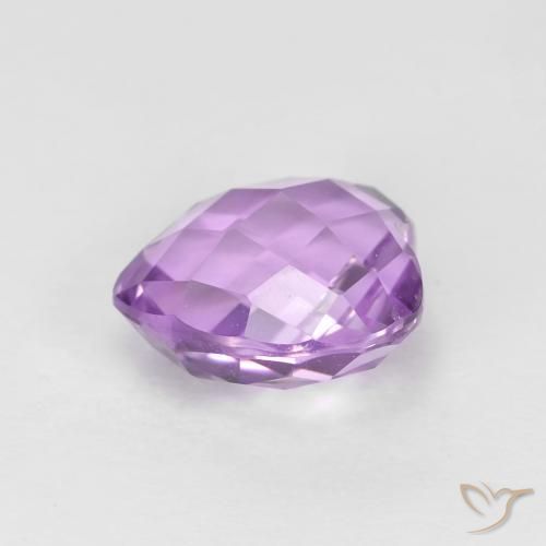 Ametista Viola rosa medio naturale da 1.89 ct, Cuore, VVS