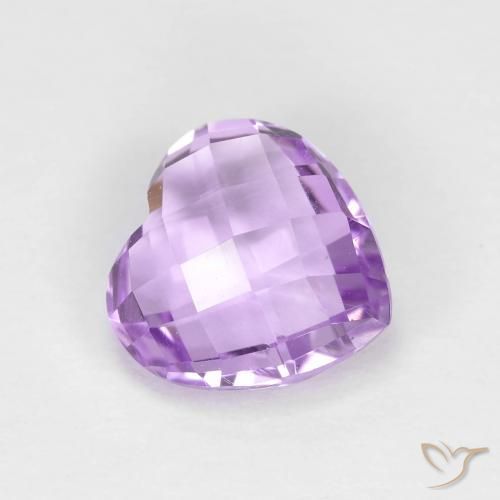 1.87ct Naturale Viola rosa medio Ametista, Cuore, VVS