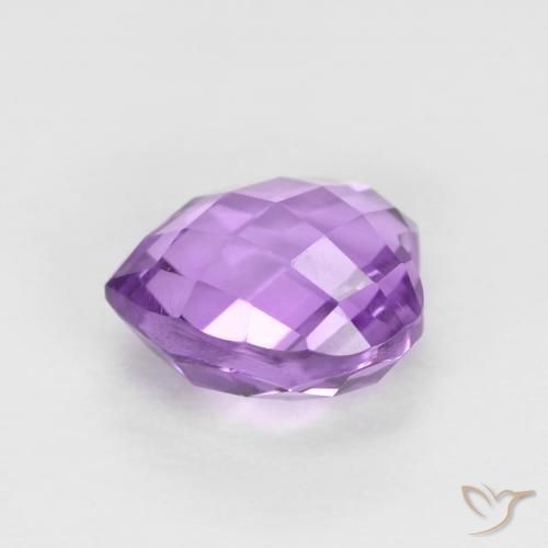 Ametista Viola tendente al rosa naturale da 2.06 ct, Cuore, VVS