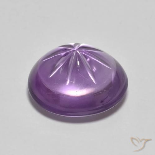 Ametista Iris Violetta naturale da 5.55 ct, Ovale, Trasparente