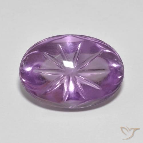 8.81ct Naturale Viola medio Ametista, Ovale, Trasparente