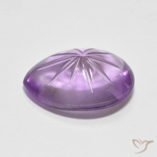 Ametista Viola chiaro-medio naturale da 7.08 ct, Forma a pera, Trasparente