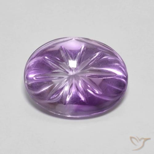 6.70ct Naturale Iris Violetta Ametista, Ovale, Trasparente