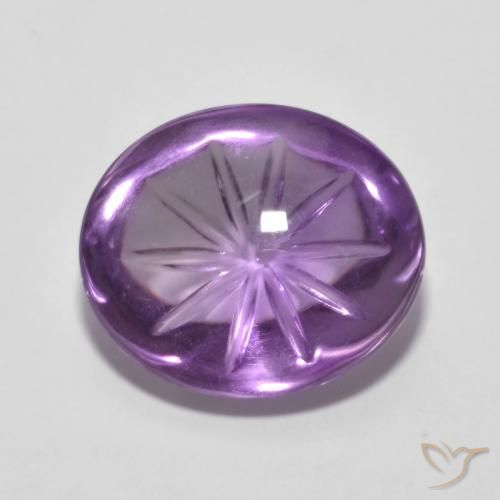6.19ct Naturale Iris Violetta Ametista, Ovale, Trasparente