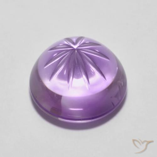 Ametista Iris Violetta naturale da 5.67 ct, Rotondo, Trasparente